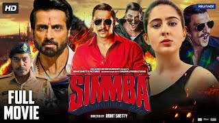 Simmba Full Movie  Ranveer Singh Sara Ali Khan Factst Sonu Sood Ajay HD 1080p Review amp Facts [upl. by Eceinal]