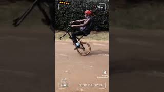 how to ride a BMX bicycle matwanamatatuculture getmoreviews kenya [upl. by Perot840]