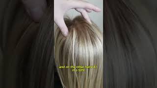 Dye and highlights formulas beige blonde shorts [upl. by Aneleiram]