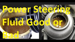 What Color is Power Steering Fluid How To Tell if Power Steering Fluid is Good or Bad [upl. by Adis]