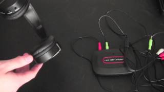 SHARPER IMAGE WIRELESS HEADPHONES REVIEW [upl. by Chadabe607]