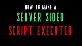 HOW TO MAKE YOUR OWN SCRIPT EXECUTOR ROBLOX STUDIO [upl. by Acilegna]