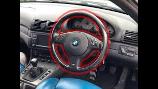 BMW E46E39 Lenkrad Ausbauen  MLenkrad Nachrüsten  DIY Tutorial für Anfänger Step by Step [upl. by Yvan]