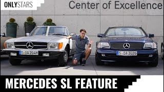 Which is the best Mercedes SL roadster All generations in one video [upl. by Ecinreb194]