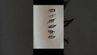 Draw Anime Eyes drawing tutorial art dessin easydrawing satisfying anime [upl. by Negaet]