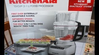 KitchenAid Food Processor Box Opening [upl. by Illah]