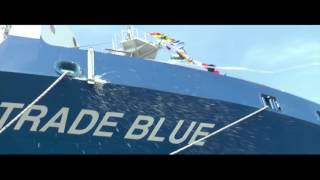 Seatrade Blue Christening Ceremony Dunkirk 31 March 2017 [upl. by Irme]