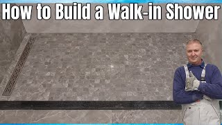 Building a Walkin Shower TUTORIAL [upl. by Berliner]