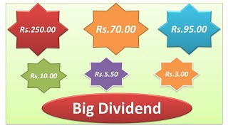 Rs250 Big Dividend in November 2024  Upcoming Dividend in November 2024  Dividend Stocks [upl. by Nnylarat]