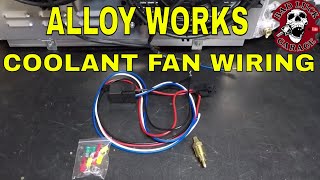 ELECTRIC COOLING FAN RELAY AND TEMPERATURE SWITCH WIRING [upl. by Ahselef]