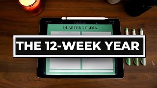 HOW TO ACHIEVE YOUR GOALS IN 12 WEEKS  How To Plan The Quarter [upl. by Ssitruc]