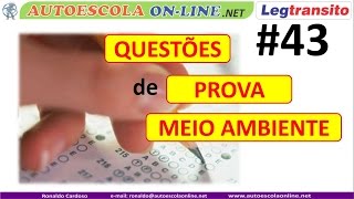 QUESTÕES de PROVA e REVISÃO  Meio Ambiente e Cidadania [upl. by Verras]