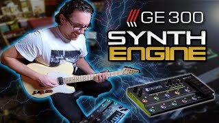 MOOER GE300  SYNTH ENGINE DEMO [upl. by Meekyh257]