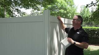 Install Vinyl and Aluminum Fence the Easy Way  WamBam Fence No Dig Fence Installation [upl. by Alyssa]