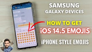 Samsung Galaxy Devices  How To Get iOS Emojis On Your Phone [upl. by Anelra316]