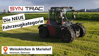 SYN TRAC Die NEUE Fahrzeugkategorie im TEST  Mähkombination amp Abschiebewagen  Landtechnik Murtal [upl. by Arline]