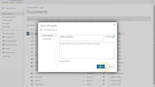 How to Share a OneDrive Folder for Group Work [upl. by Latsyrc]