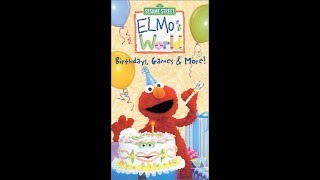 Elmos World Birthdays Games amp More 2001 VHS Higher Quality [upl. by Shah994]