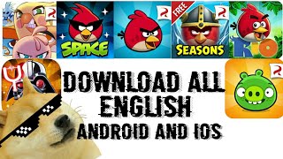 How to download all deleted angry birds games 2020  IOS and Android  ENGLISH [upl. by Anomar]