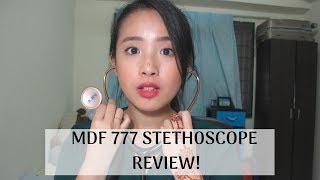 MDF 777 Rose Gold Stethescope  Littmann or MDF   1st Year Medical Student [upl. by Nnayt]