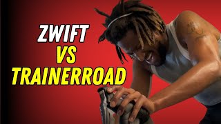 Zwift vs Trainerroad Starting my cycling training with a ZWIFT ramp test to find my true FTP 2023 [upl. by Echo267]