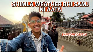 Shimla mai ekdum naya Castle  Art exhibition aur weather update Tourist pack [upl. by Danny]