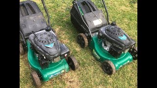 Will they run Two basic aldi gardenline 16quot cut mowers [upl. by Mcgregor]