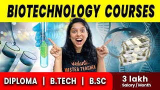 Biotechnology Course Details 🧾  Career In Biotechnology After 12th 📚🎓 [upl. by Fawne974]