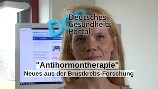 quotAntihormontherapiequot  Neues aus der BrustkrebsForschung [upl. by Ellinehc]