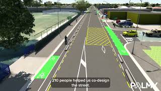 Featherston Street safety changes flyover  Palmerston North City Council [upl. by Walli261]