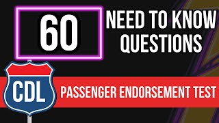 CDL Passenger Endorsement Test 2024 Practice Exam with Questions And Answers [upl. by Yenterb]