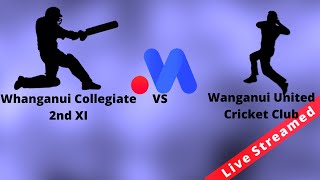 Whanganui Collegiate WCS 2nd XI VS Wanganui United Cricket Club Uni [upl. by Niltak869]