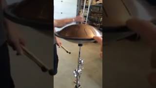 Stand for Zenko steel tongue drums  Test by Cédric Team Metal Sounds [upl. by Aicinet]