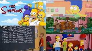 The Simpsons Intro Evolution amp Variations 19892024 [upl. by Llehsim383]