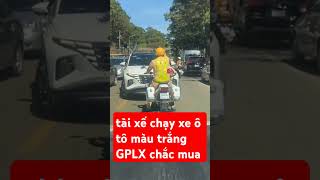 tài xế chạy xe ôtô màu trắng quá ẩu shorts [upl. by Aserehc933]