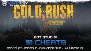 GOLD RUSH THE GAME CHEATS Add Gold Money Unlimited fuel   Trainer by MegaDev [upl. by Alpers]