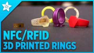 NFCRFID 3D Printed Rings [upl. by Christye]