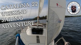 Catalina 22  Towing Launching SAILING  Weekend Adventure  Ep14 [upl. by Wendell]