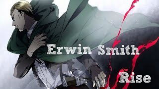 Attack on Titan  Erwin Smith「AMV」 Rise [upl. by Yk]