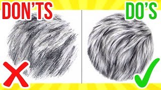 DOS amp DONTS How To Draw Fur  Step By Step Drawing Tutorial [upl. by Fihsak]