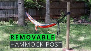 Removable Hammock Post Install [upl. by Speroni]