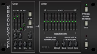 Free VST Effect  TAL Vocoder 2 [upl. by Kosiur]