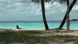 Caribbean Sea  Bahamas Islands  Nassau city downtown and coast [upl. by Lemieux]