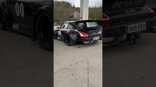 Crazy Widebody Custom RWB Porsche at the Pump [upl. by Seavir]