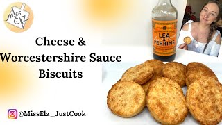 Cheese amp Worcestershire Sauce Biscuits  Home Baking [upl. by Aidahs]