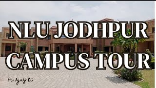 Campus Tour National Law University Jodhpur Nluj  NLUJodhpurconvocation Clat2025 [upl. by Borrell]