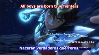 SAINT SEIYA  OPENING Knights of the Zodiac Subtitulos Español Ingles NETFLIX 2019 [upl. by Thgiled]