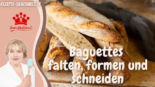 So gelingt es auch Dir😍Baguettes falten formen und schneiden 💖So mache ich das silkeswelt [upl. by Shermy]