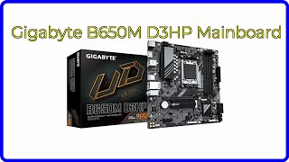 BEWERTUNG 2024 Gigabyte B650M D3HP Mainboard WESENTLICHE Einzelheiten [upl. by Aicnatsnoc]