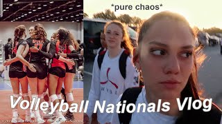 AAU VOLLEYBALL Nationals Vlog PURE CHAOS [upl. by Llertac]